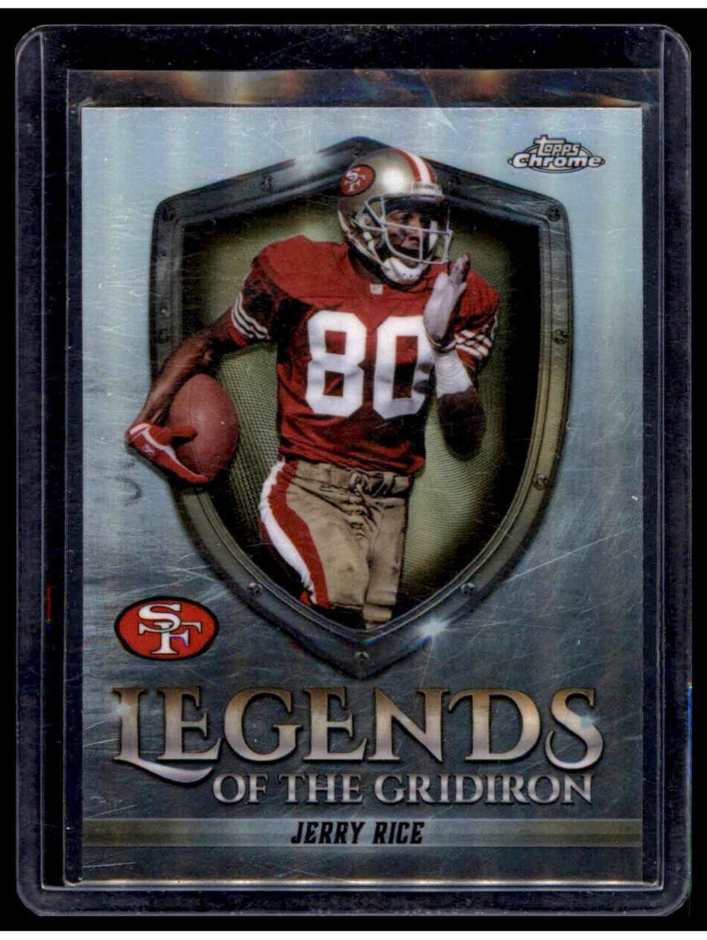 2025 Topps Chrome - Legends of the Gridiron Jerry Rice #LOG-21 Refractor